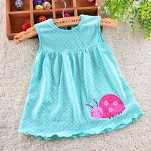 Free shipping Baby Dresses Princess Girls Dress 0-18month Cotton Clothing Dress Summer Clothes For Infant Newborn Girl