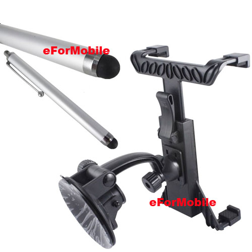 Rotating Tablet Holder Tablet PC Stand Window Sunction Holder Stylus For Acer Iconia Tab 10 A3