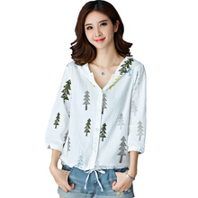 2016 Girls Kawaii Jacket Summer Hooded Sport Jackets Spring Autumn Loose Print 3/4 Sleeve Thin Coat White Tops Feminino A387