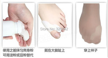 1pair 2pcs Soft Beetle crusher Bone Ectropion Toes outer Appliance Silica Gel Toes Separation Health Care