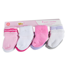 Top Quality 8 Pairs/Lot Baby Socks Cotton Children Socks Autumn /Winter /Spring Infant Calcetines Free Shipping