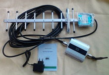 Free shipping asian ,USA GSM signal repeater booster with LCD display for mobile phone full set 1set/lot