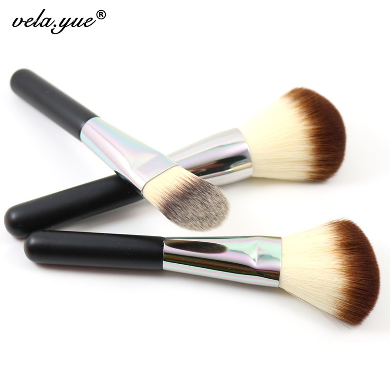 Premium Face Makeup Brushes Set 3Pcs Powder Blush Foundation Brush For Face Makeup Tool