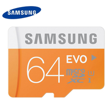 Smansung Memory Card 64GB EVO Micro sd card Class10 UHS-1 Flash Card Memory Cards Microsd for Tablet Smartphone free shipping