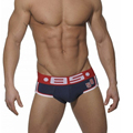 2016 Best Selling Popular New brand Men Briefs Cotton Spandex Elastic Underpants Sexy breathable Cueca comfortable