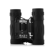 Portable 8 X 21 impermeable telescopio 304 M / 1000 M Zoom óptico binoculares prisma Roof para acampar