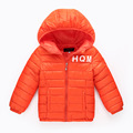 Children s Winter Jackets Hoodie Solid Girls Coats and Jackets Winter 2016 Parkas Down Boys Winter