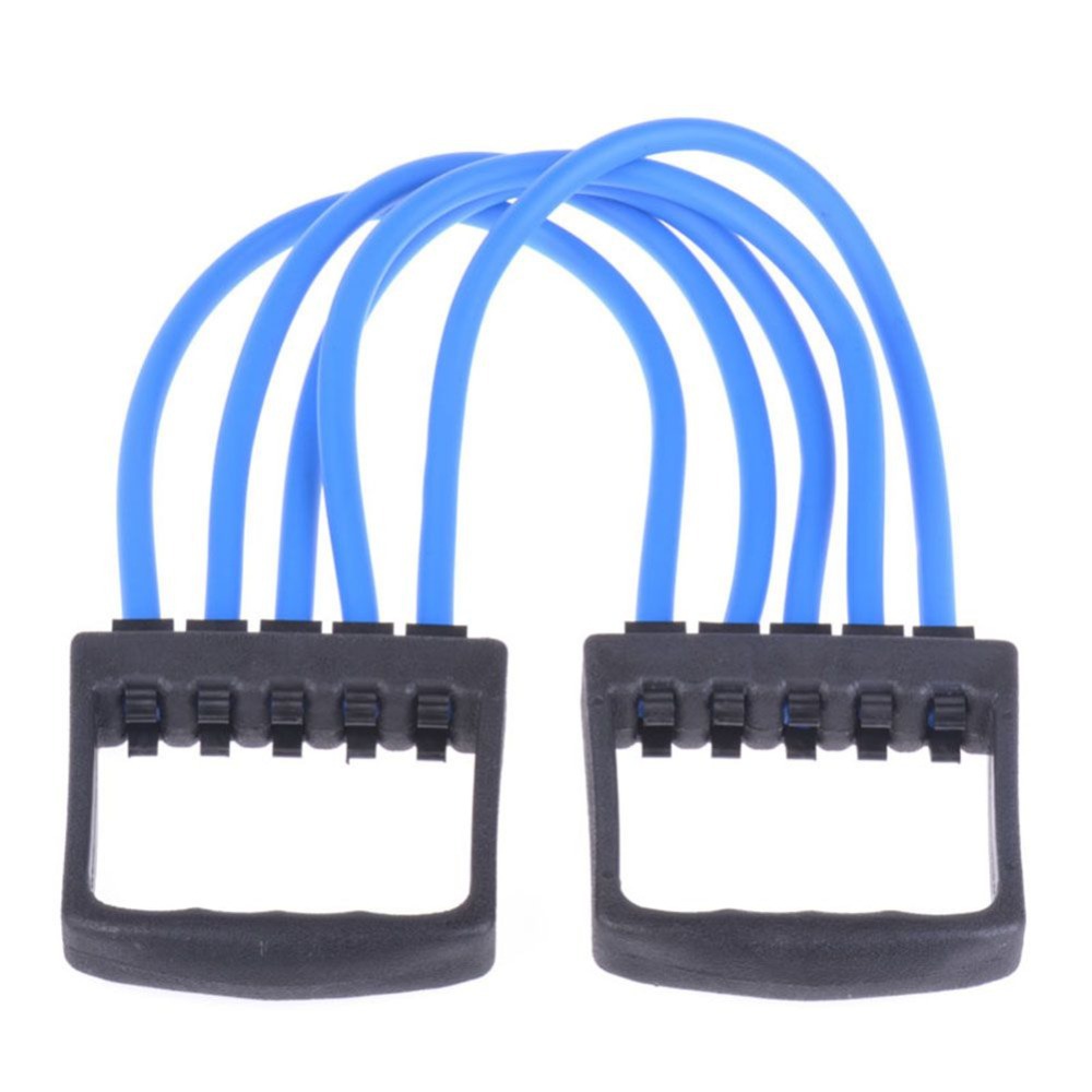 Fashion 2015 New Indoor Sports Chest Expander Puller Exercise Fitness Resistance Cable Band Yoga