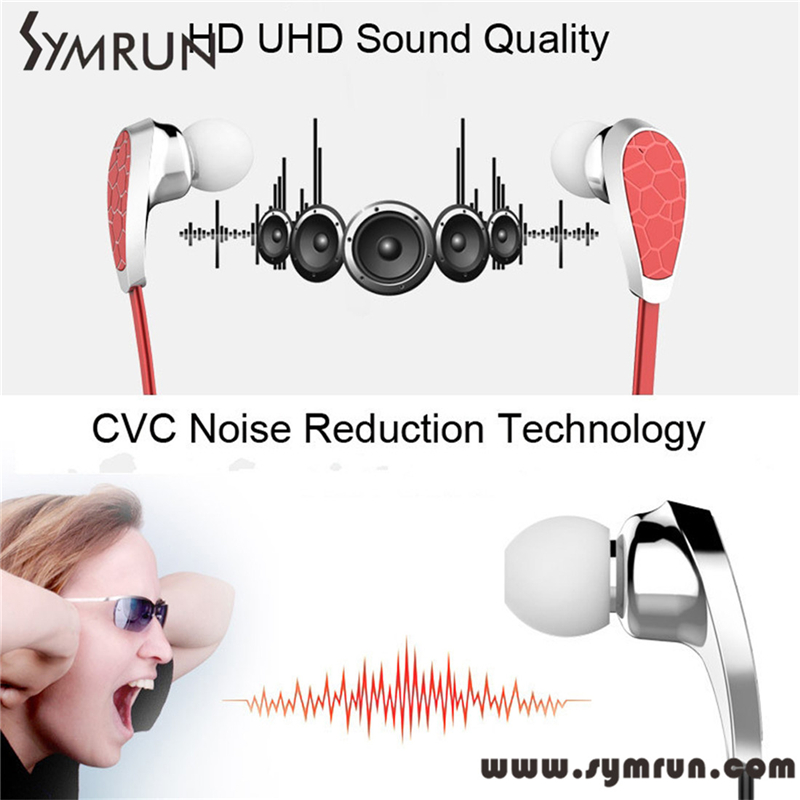 Symrun Bluetooth V4 1 Earphone Sports Gym Stereo font b Earbuds b font Headset Sweatproof Free