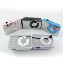 Mini Mirror Clip USB Digital Mp3 Music Player Support 8GB SD TF Card 7 Colors can Choose