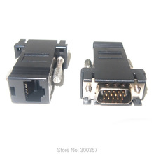 VGA Extender Male to LAN RJ45 Network Cable Female Adapter