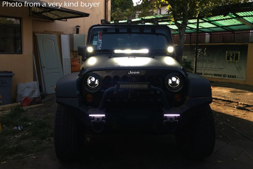LED 7 inches headlight for Jeep Wrangler