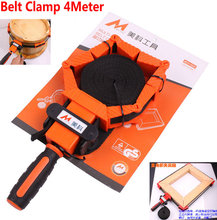 NEW NYLON Multi Function Binding Belt Clamp Polygons Angle Clip With 4M Long Belt And TPR Non Skip Handle Woodworking Clamp Tool