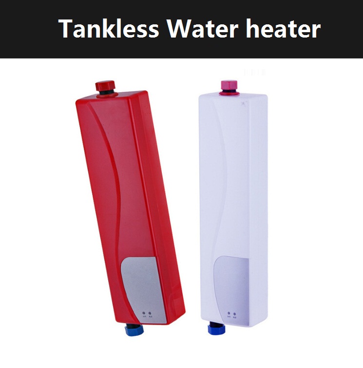 Tankless Water Heater Electric Shower Instant Electric Water Heater Heating Kitchen Bathroom Instant Hot Water Heaters 3000W