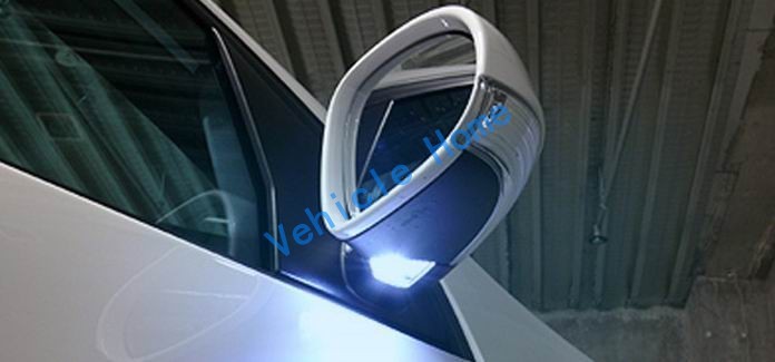 Белый синий красный из светодиодов супер светлая сторона зеркало огни 2 шт. для VW Passat CC B7 NMS Scirocco
