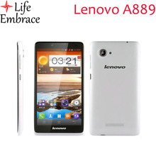 Original Lenovo A889 3G WCDMA Mobile Phone Android 4 2 MTK6582 Quad Core 1 3GHz Dual