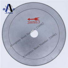 8 » 200 mm estaño hoja de disco de corte de diamante / lapidaria diamante hoja de sierra cortar la piedra preciosa cristal / Jade / ágata / Crystal / carbón etc