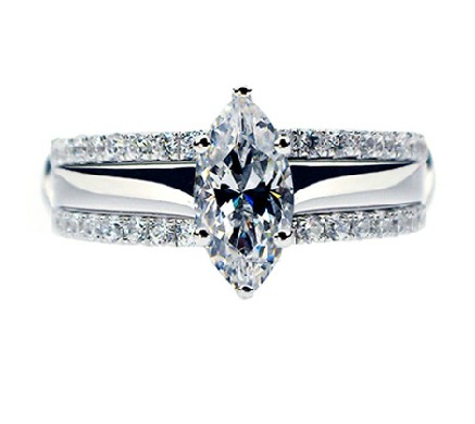 Marquise cut diamond rings for sale
