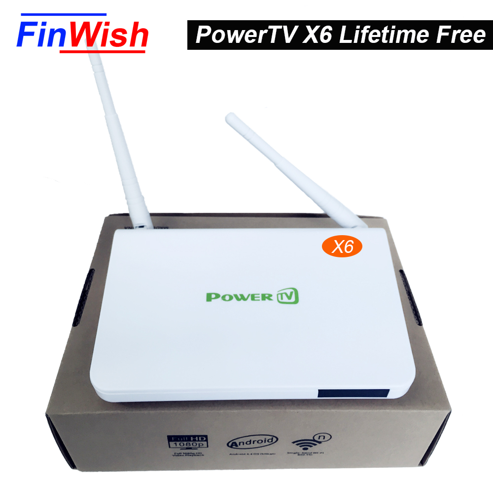powertv live tv internet box x6 lifetime free