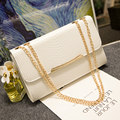 2016 New Fashion Snake print Chain Bag Women Solid Color Shoulder Bag Designer Casual Concise Small