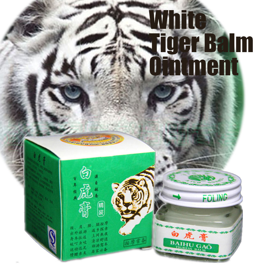 100% Original Chinese White Tiger Balm Ointment for mosquito bites cool
