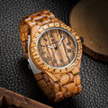 Men Wood Watch Fashion Natural Sandalwood Wooden Wristwatches Hot Christmas Gift For Men Watch Vintage Retro