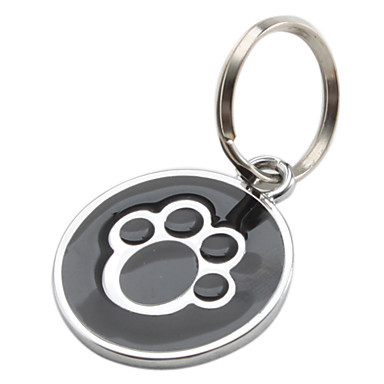 Factory Direct Supply Dog Paw Style Dog Name Dog Necklace Tag Pets Identity Card For Pets