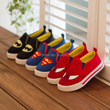J G Chen Children Superman Spiderman Batman Shoes 2015 New Girls Boys Kids Christmas Halloween Shoes