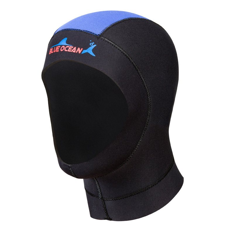 5mm neoprene glued uniex diving cap professional wetsuits cap winter warm keeping swimming hat