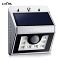 Litom LSL5S Waterproof 8 LED Security Solar Powered Light PIR Motion Sensor Light Wall Lamp for