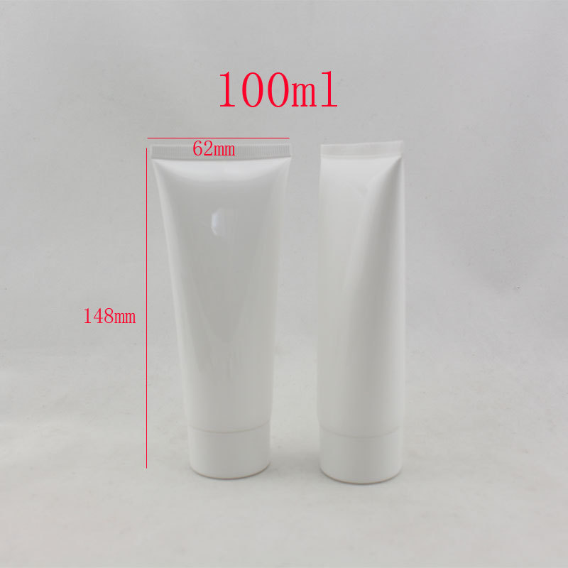 100ml plastic lotion tubes , cosmetic  plastic tube bottles  for lotion 100g , empty soft squeeze skin care cosmetic containers