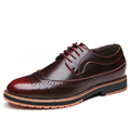 new 2016 cow leather Oxford Shoes Bullock for Men s black dress Wedding Dresses Mans Footwear