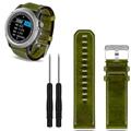 New Hot Luxury Leather Strap Replacement Sports Watch Mens Band With Tools For Garmin Fenix 3
