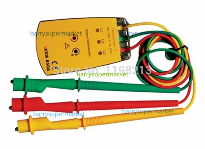 Купить 5pcs фазы вращения индикатор метр vc-850a измеритель ...