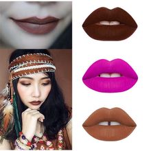 Women Girls Make Up Velvetine Stain Matte Lipstick Long Lasting Waterproof Sexy Lip Gloss Hot