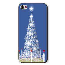 Free Shipping 2016 Christmas Tree Printed Phone Back Hard New Year Gift Phone Case For iPhone