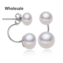 New Fashion jewelry double pearl earings brincos candy color earrings for women pendientes trendy stud earrings Hot Earrings