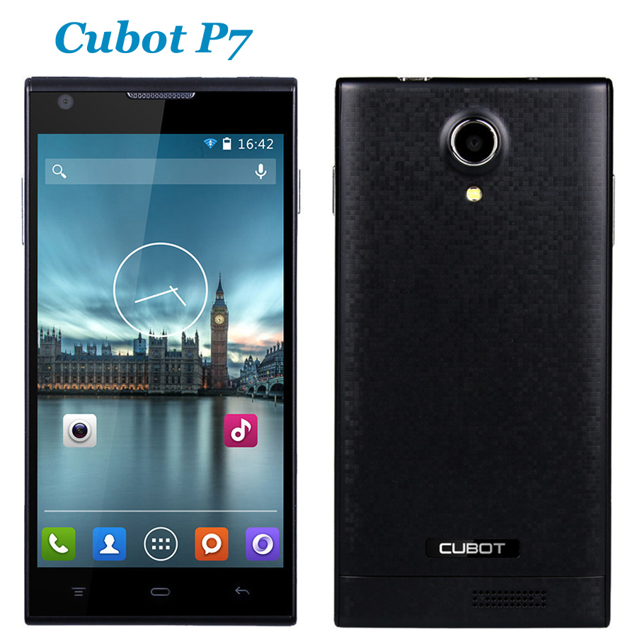 Original Cubot P7 MT6582 Quad Core Smartphone 1 3GHz Android 4 2 512MB RAM 4GB ROM