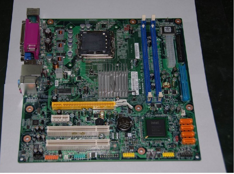 Lenovo g31 g31t-lm v : 1.0 motherboard ddr2 integrated graphics card belt pcie slot core belt ide