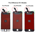 Factory Sale LCD For Iphone 5 5C 5s Screen Display Part Glass Touch Panel Digitizer Assembly
