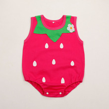 New born Baby Boy Girl Rompers Summer Strawberry Cotton Jumpsuit Baby Clothes BeBe Infant Clothing Toddler Romper Costumes