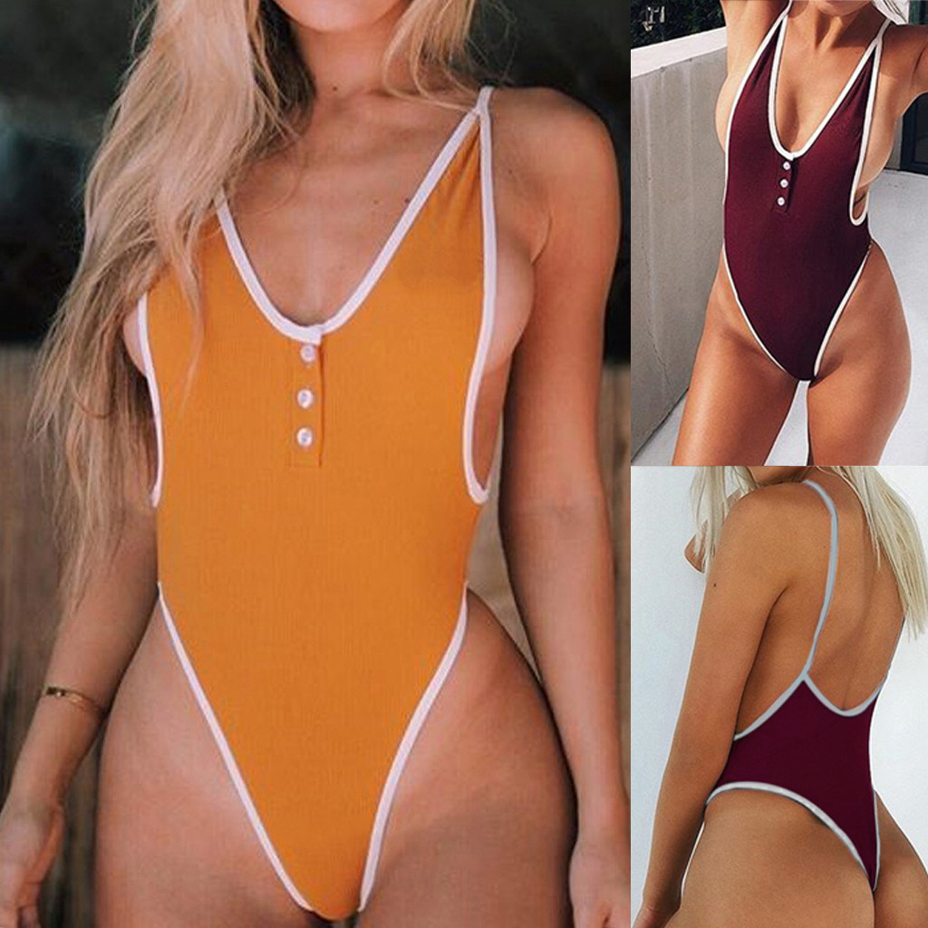 Sexy Bikini 2021 Swimwear Women Swimsuit Deep V Bathing Suit Solid Biquinis  Mujer Striped Beach Wear Swim Female Maillot De Bain - Bikinis Set -  AliExpress