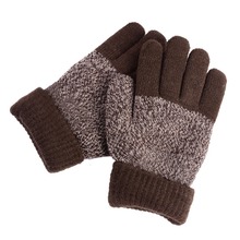 Sales Hot Autumn Winter Five Fingers Kids Gloves Boys Girls Mitten Thick Warm Cashmere Student Gloves YL66
