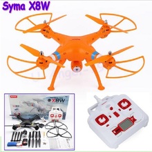 SYMA X8W WiFi FPV 4CH 2.4G 6 Axis Gyro 360 Degree Real Time Video Headless Mode Remote Control Helicopter with HD 0.3MP Camera