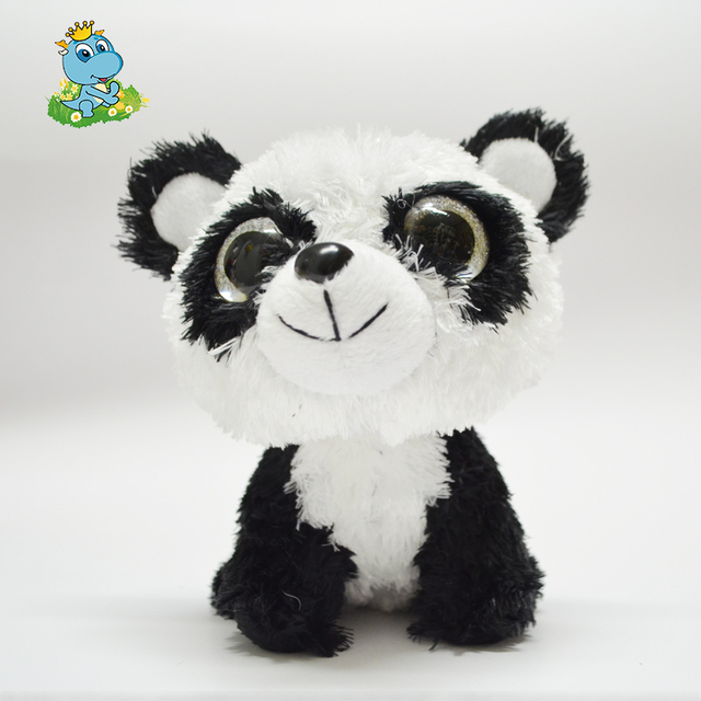 Panda Плюшевые Игрушки 15 см Большой Eyed Мягкие Бамбуковые Панды Дети Плюшевые Игрушки Для Детей Подарки Игрушки