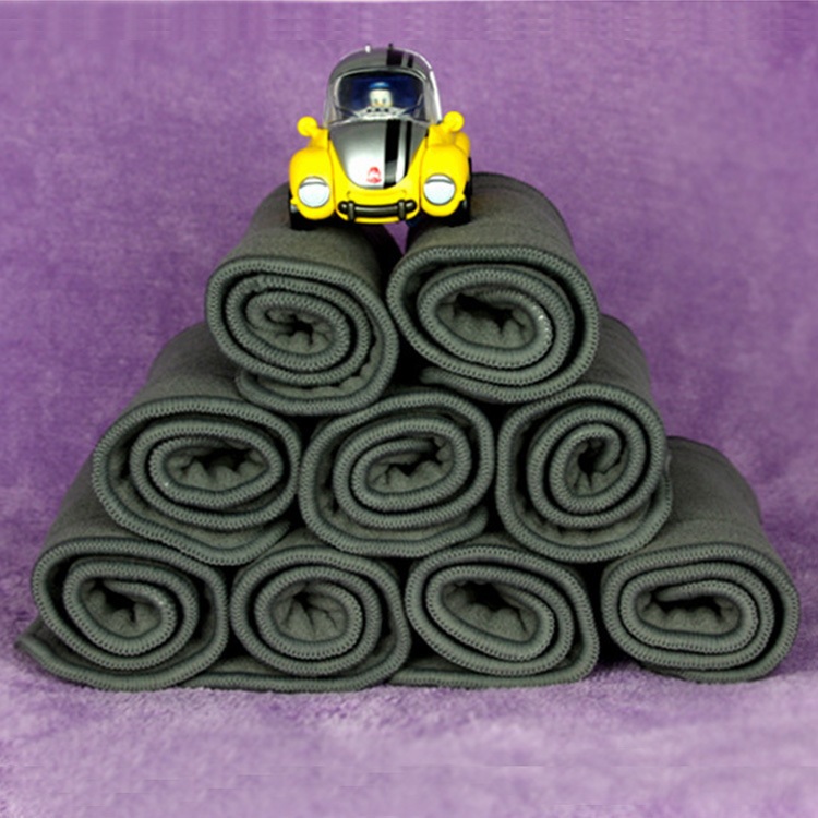 New Arrival 1PC 4 Layers Bamboo Charcoal Inserts Cloth Diaper For Baby Diaper Washable Reuseable Baby