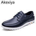 Akexiya New Arrival 2017 Luxury Brand Genuine Leather Business Men Dress Shoes Men Slip Up Oxford