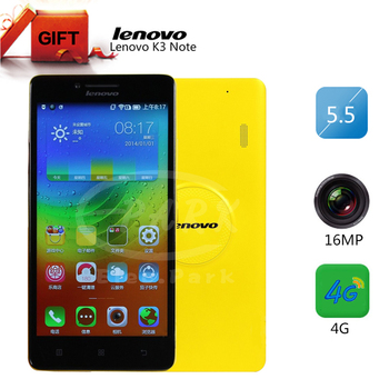 Lenovo K3 примечание лимон K50-T5 оригинальный телефон 5.5 дюймов андроид 5.0 смартфон MTK6752 Octa ядро 4 г LTE 2 ГБ оперативной памяти 16 г ROM 13MP камера
