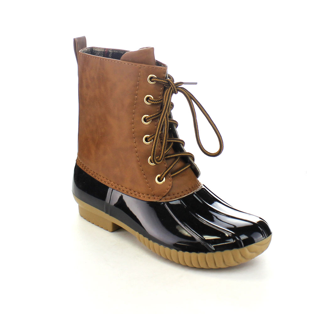 Lace Up Rubber Boots 70