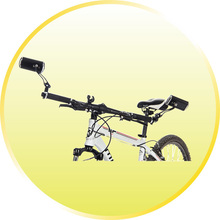 2pcs mini Bicycle Rearview Mirror Mountain Bike RearView Mirrors aluminium alloy  Bike handlebar rearview mirror